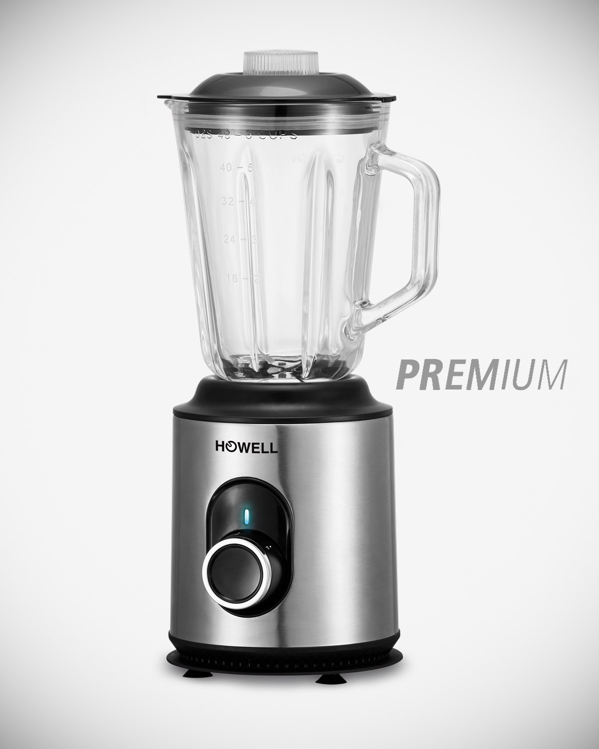 Frullatore professionale premium 600W con bicchiere in vetro HO.FM6020PM